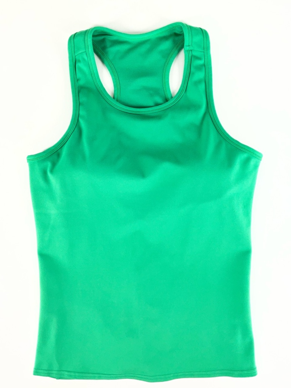 Hurley Green Racerback Active Wear Tank Top w/ Built in Bra Women’s Size Large